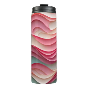 Fresh Candy Colored Waves Thermosbecher