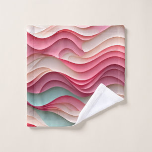 Fresh Candy Colored Waves Waschlappen