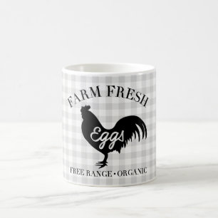 Fresh Chicken Country Gingham Kaffeetasse