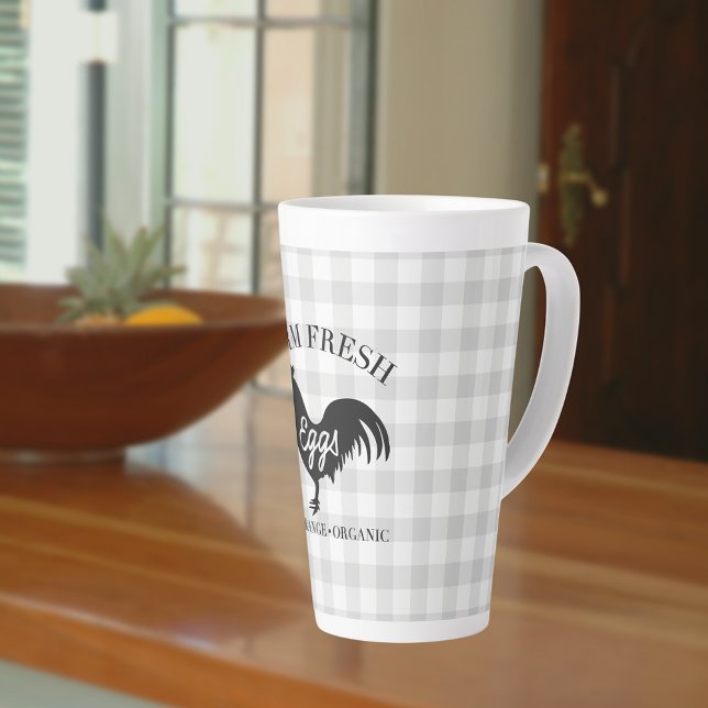 Fresh Chicken Country Gingham Milchtasse (Von Creator hochgeladen)