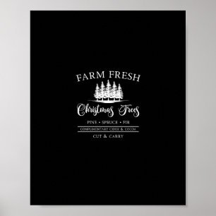 Fresh Christmas Trees Sweat Poster