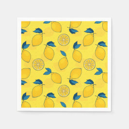 Fresh Citrus Lemon Serviette