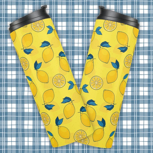 Fresh Citrus Lemon Thermosbecher (Von Creator hochgeladen)