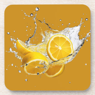 Fresh Citrus Untersetzer Set - Lemon Design