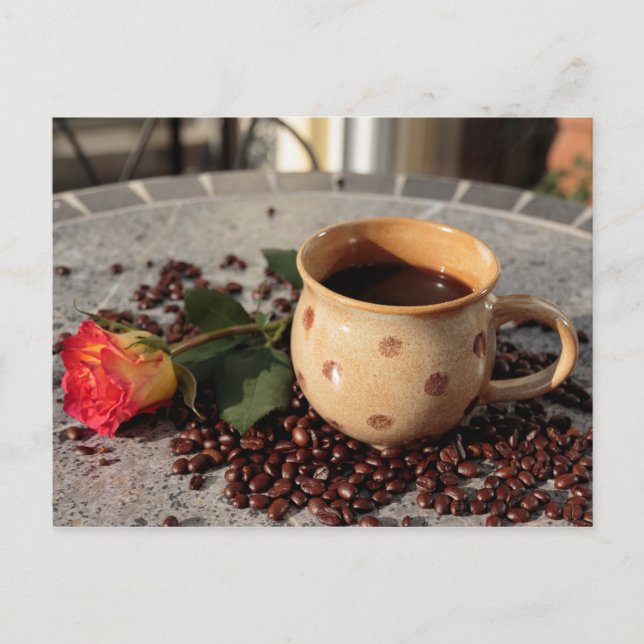 Fresh Coffee Postkarte (Vorderseite)