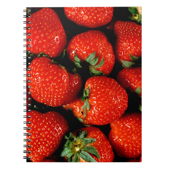 Fresh Erdbeeren Notizblock (Vorderseite)