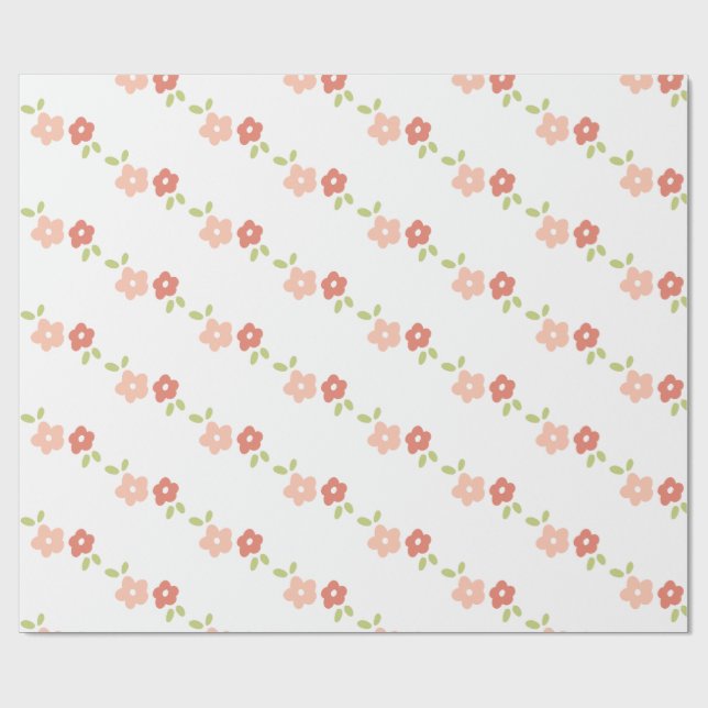 Fresh Floral Geschenkpapier (Flach)