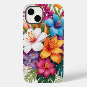 Fresh Floral Hibiskus Case-Mate iPhone 14 Hülle