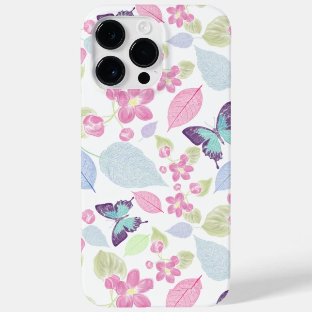 Fresh Floral Pattern Case-Mate iPhone Hülle (Rückseite)