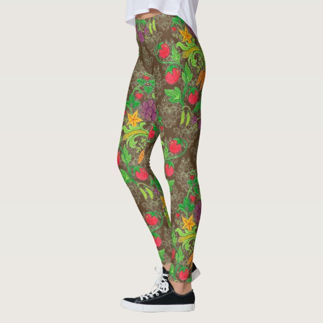 Fresh from Garden Damask Leggings (Links)