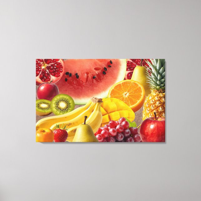 Fresh Fruits Canvas Wall Art Leinwanddruck (Vorderseite)