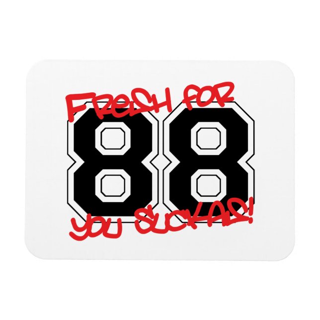 Fresh für '88 magnet (Horizontal)