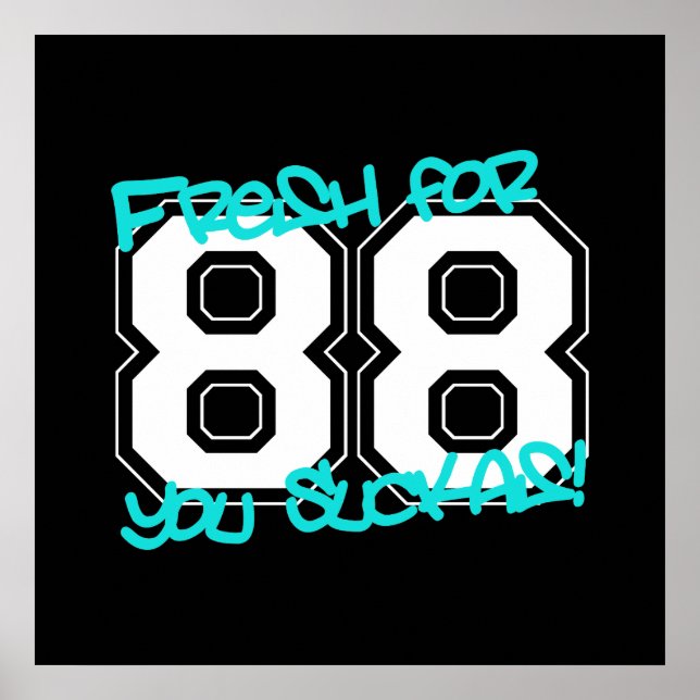 Fresh für '88 poster (Vorne)