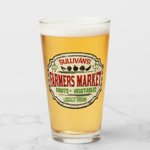 Fresh Garden ADD NAME Lokal gezüchtete Bauern Mark Glas