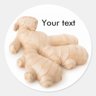 Fresh Ginger Runder Aufkleber