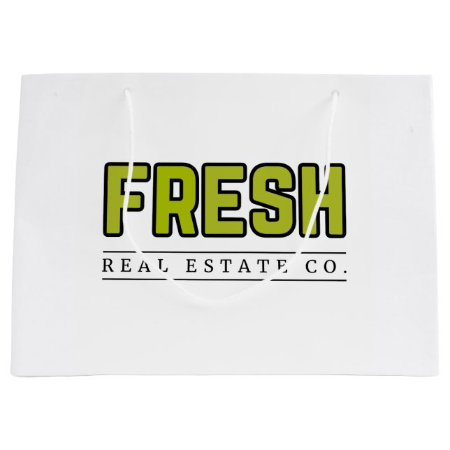 FRESH Glänzende Geschenktasche (groß) Große Geschenktüte (Vorderseite)