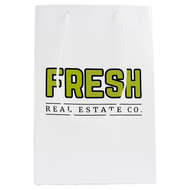 FRESH Glänzende Geschenktüte (mittel) (Vorderseite)