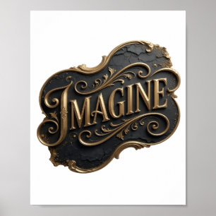 Fresh Gold IMAGINE Wearable Art Poster
