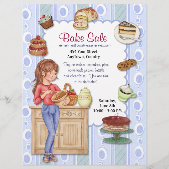 Fresh Goodness Bake Sale Flyer (Vorne)
