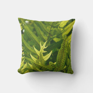 Fresh Green Ferns Botanical Kissen