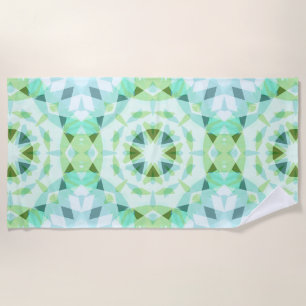 Fresh Green Hübsch Blue Star Dopamin Deco Kitsch Strandtuch