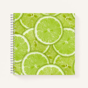 Fresh Green Limones Notebook Notizbuch