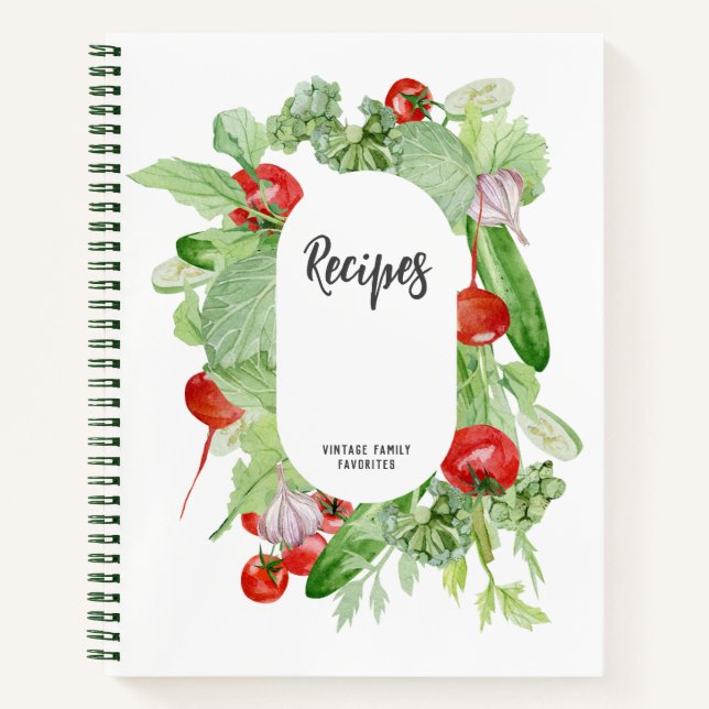 Fresh Grüntöne Rezept Buch (Vorderseite)