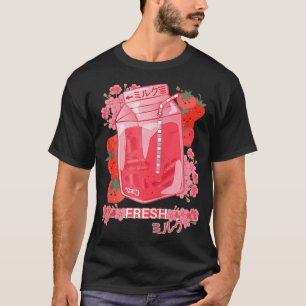 Fresh Japanese Milk 90s Japanese Otaku Style Str T-Shirt