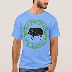 Fresh Javelina Daily New Mexico Souvenir Geschenk T-Shirt