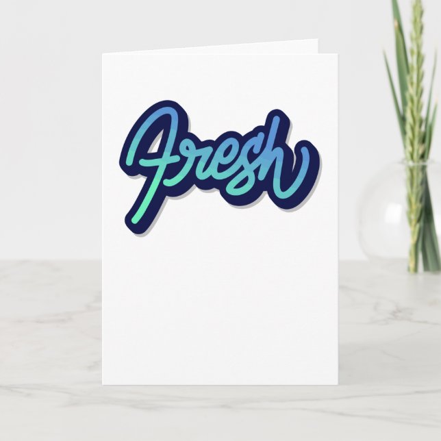 Fresh Karte (Vorderseite)