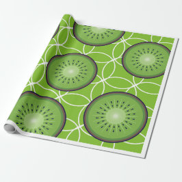 Fresh Kiwi Delight Wrapping Paper Geschenkpapier