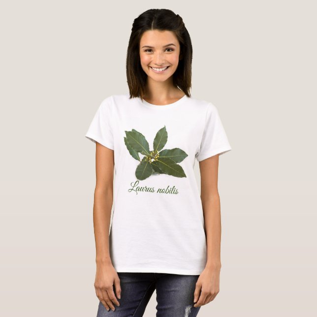 Fresh laurel Blätter T-Shirt (Vorne ganz)