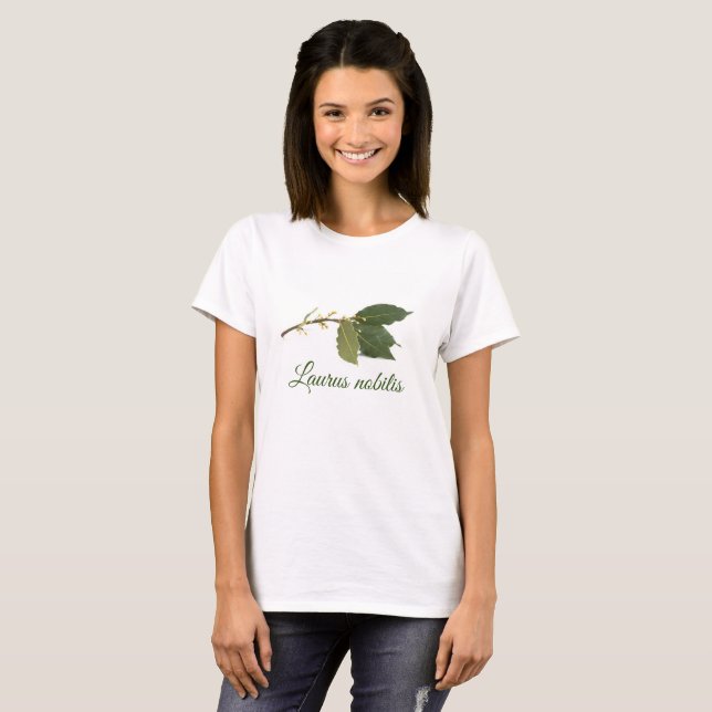 Fresh laurel Blätter T-Shirt (Vorne ganz)