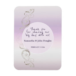 Fresh Lavender Vielen Dank Magnet