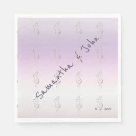 Fresh Lavender Wedding Paper Serviette