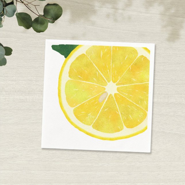 Fresh Lemon Paper Napkin Serviette (Von Creator hochgeladen)