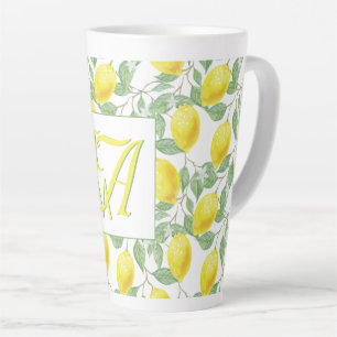 Fresh Lemon Tree Mit Monogramm Deco Gifts New Lemo Milchtasse