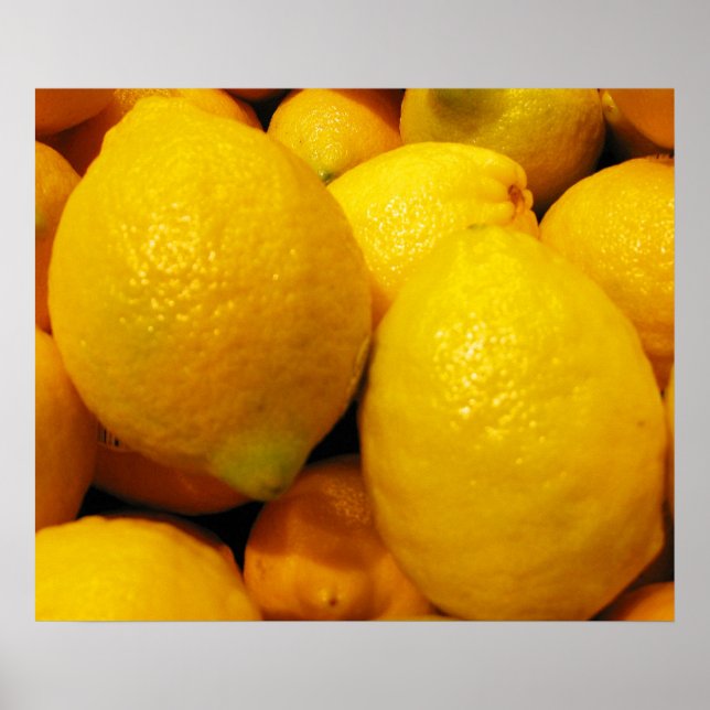 Fresh Lemons 24"x20" Poster (Vorne)