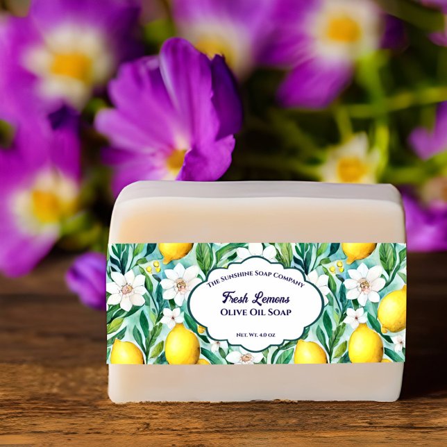 Fresh Lemons Soap Bauchband Einladungsbanderole (Von Creator hochgeladen)