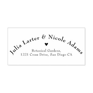 Fresh Lemony Liebe Citrus Foliage Hochzeit Permastempel