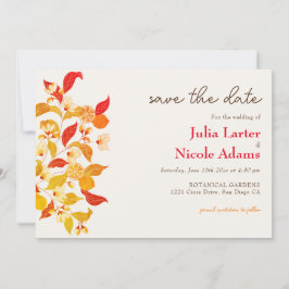 Fresh Lemony Liebe Citrus Foliage Hochzeit Save The Date