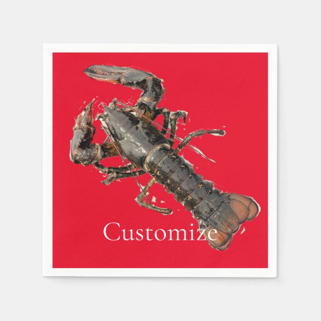 Fresh Maine Hummer Thunder_Cove Serviette (Vorderseite)