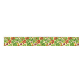Fresh Market Veggie Ribbon — Soft Lemon Ripsband