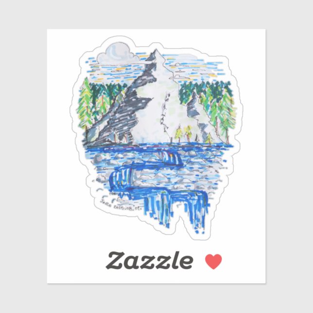 Fresh Mountain Aufkleber (Blatt)