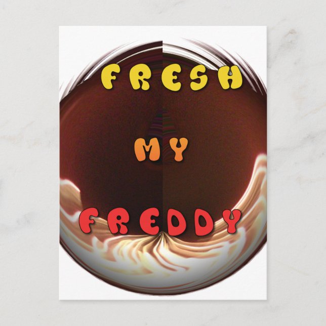 Fresh My Freddy Art Print Postkarte (Vorderseite)