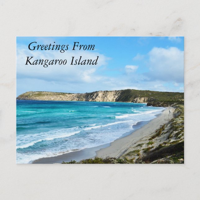 Fresh Ocean Breezes, Kangaroo Island, Australien, Postkarte (Vorderseite)