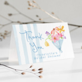 Fresh off Market Aquarellblume Vielen Dank Karte