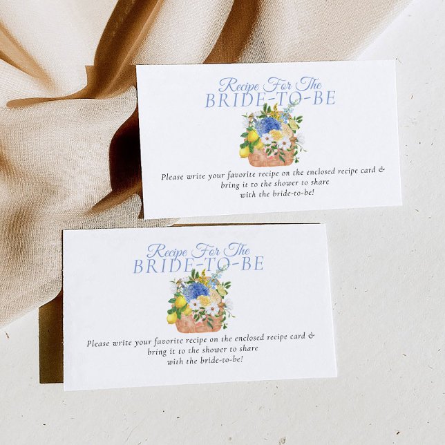 Fresh off Market Brautparty Aktie ein Rezept Begleitkarte (Von Creator hochgeladen)