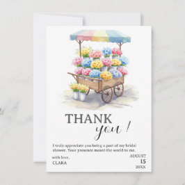 Fresh off Market Brautparty Dankeskarte