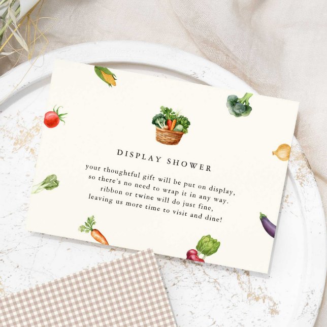 Fresh off Market Brautparty Display Dusche Begleitkarte (Von Creator hochgeladen)